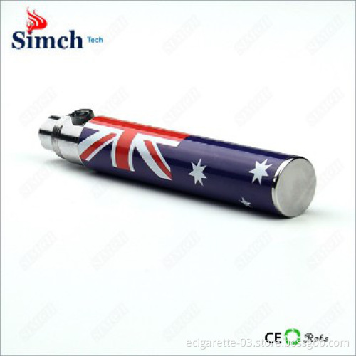 Beautiful design ego flag battery ego N battery match ce4,mini x9